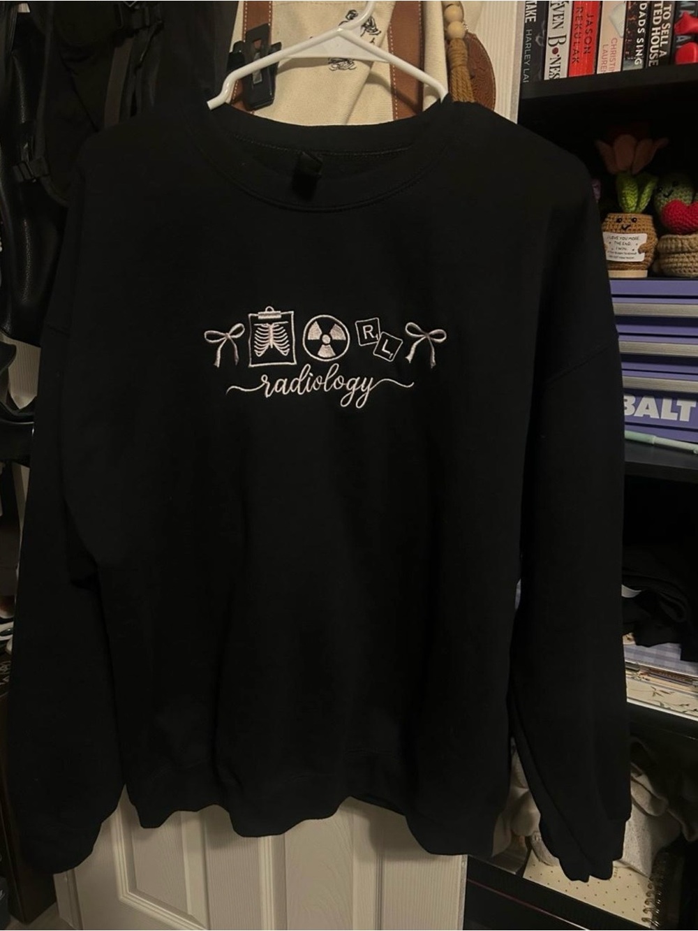 Radiology Gildan Graphic Sweatshirt in Black XL